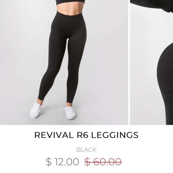 ISO Alphalete R6 Black Leggings Size Medium !!!